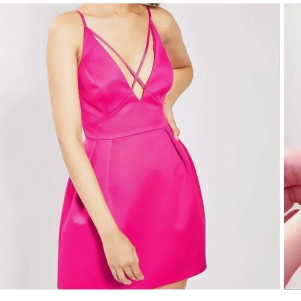 Topshop Cross front Mini Dress NWT